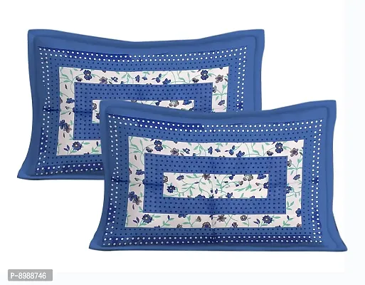 WAR Trade Cotton Double Bedsheet Sanganeri Print with 2 Pillow Cover _WTI_DNS._085-thumb3