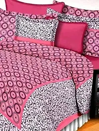 War Trade India Cotton Double Bedsheet Sanganeri Print with 2 Pillow Cover WTI_DNS.489-thumb1