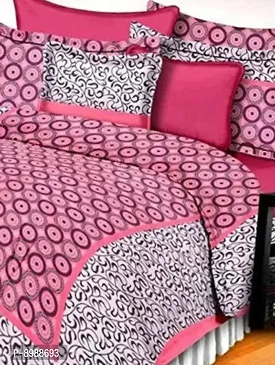 War Trade India Cotton Double Bedsheet Sanganeri Print with 2 Pillow Cover WTI_DNS.489-thumb2