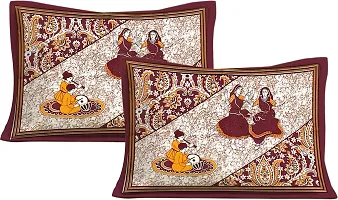 WAR Trade Cotton Double Bedsheet Sanganeri Print with 2 Pillow Cover _WTI_DNS._014-thumb2