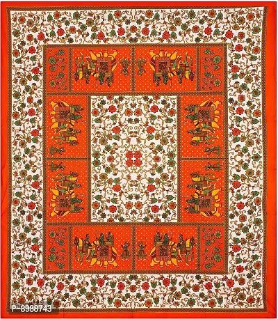 War Trade India Cotton Double Bedsheet Sanganeri Print with 2 Pillow Cover WTI_DNS.127-thumb3
