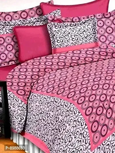 War Trade India Cotton Double Bedsheet Sanganeri Print with 2 Pillow Cover WTI_DNS.489-thumb0