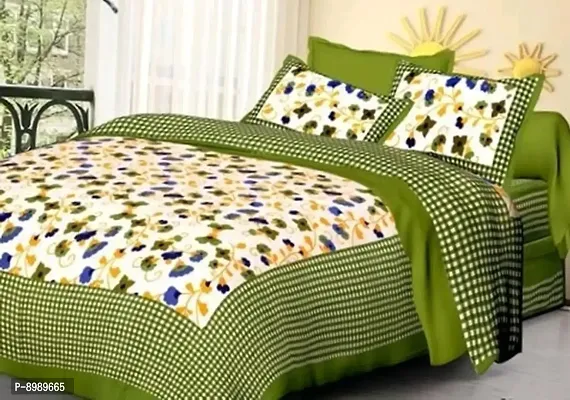 War Trade India Cotton Double Bedsheet Sanganeri Print with 2 Pillow Cover WTI_DNS.552-thumb2