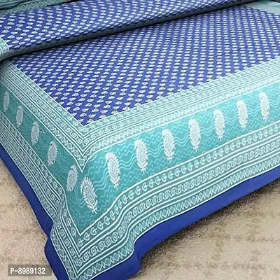 War Trade India Cotton Double Bedsheet Sanganeri Print with 2 Pillow Cover WTI_DNS.256-thumb2