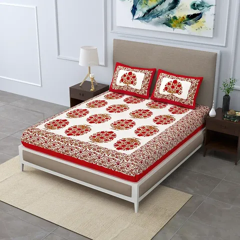 Cotton Queen Size Bedsheets 90*100 Inch Vol 13