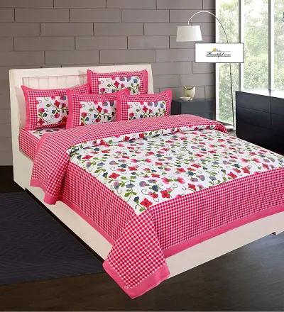 Cotton Double Bedsheets