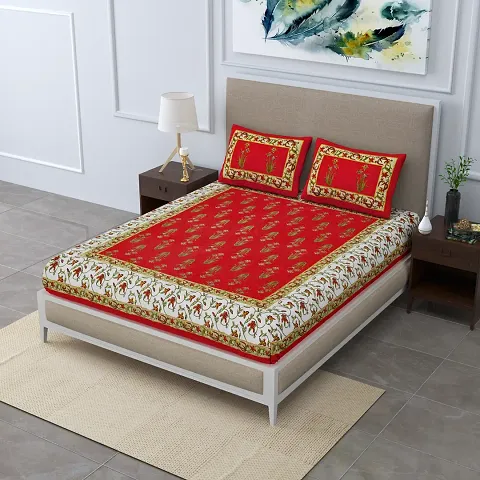 Printed Cotton Double Bedsheets