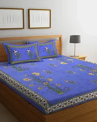 Cotton Printed Bedsheet With Two Pillow Covers-thumb2