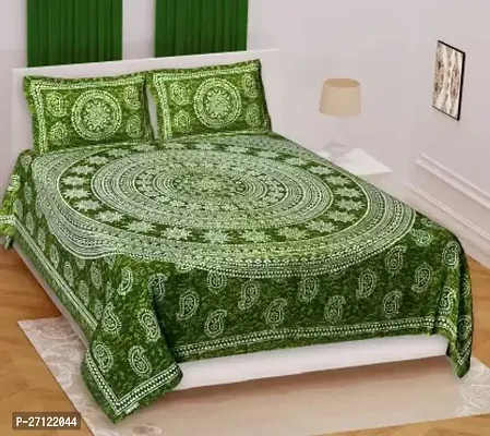 Fancy Cotton Printed Bedsheet With 2 Pillow Covers