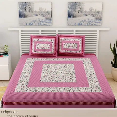 Printed Cotton Double Bedsheets