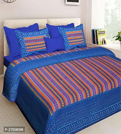 104TC Cotton Bedsheet With 2 Pillowcover
