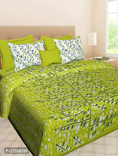 104TC Cotton Bedsheet With 2 Pillowcover