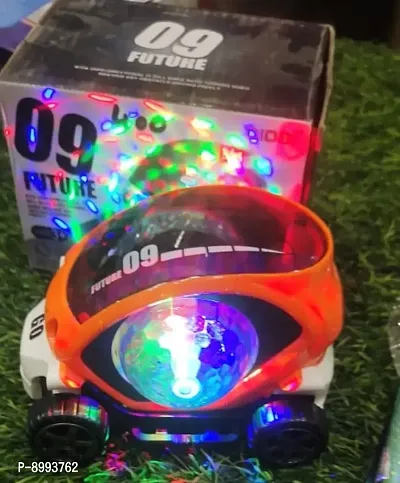 Musical Car Toy With Flashing Light  Music With Multicolor Lighting.