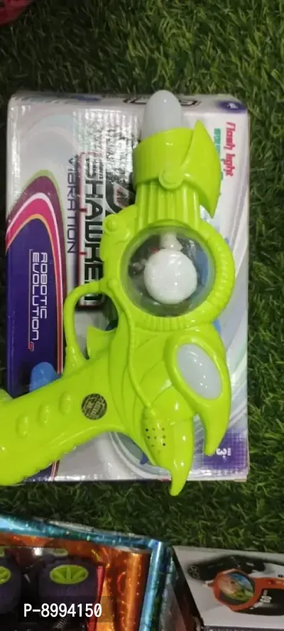 Plastic Material Gun Toy With Light Sound and Music For Kids.