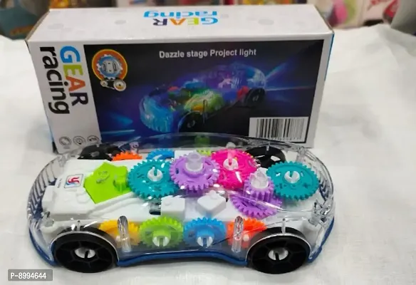 Plastic Material Car Toy With Light Sound and Music For Kids Multicolor-thumb0
