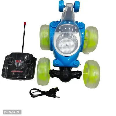 Plastic Material Remote Control Car Toy With Light For Kids