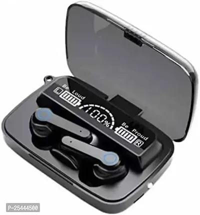 Stylish Headphone Black In-ear Bluetooth Wireless Headphone-thumb0