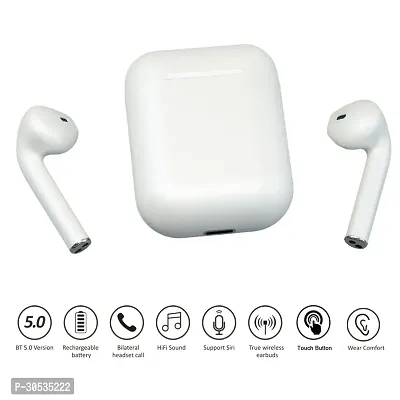 Modern Bluetooth Wireless Earbuds With Microphone-thumb2