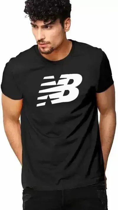 SMS TRADERS Men Round Neck Pure TShirtBlack