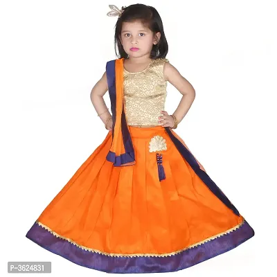 Buy HIBA CREATIONS Kids lehenga choli for diwali 1-2 Y Green and White at  Amazon.in