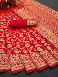 Banarasi Jacquard Litchi Silk Saree-thumb2