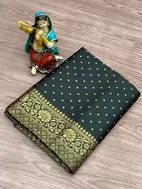 Banarasi Jacquard Litchi Silk Saree-thumb2