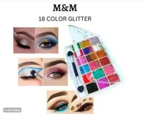 Long Lasting 18 Color Glitter Eyeshadow Palette