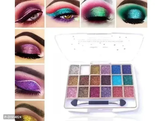 Long Lasting Attractive 18 Color Glitter Eyeshadow Palette-thumb0