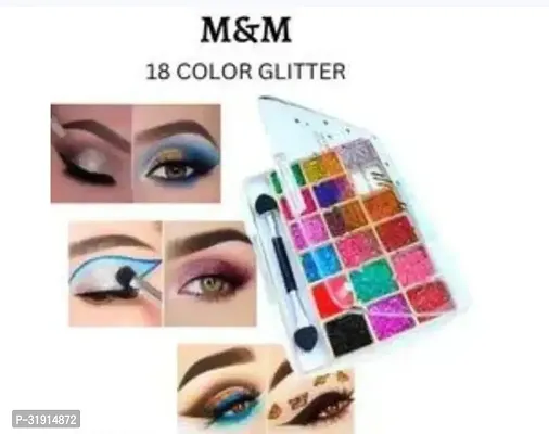 Long Lasting 18 Color Glitter Eyeshadow Palette-thumb0