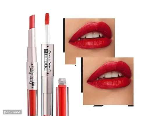 Waterproof SS 2 In1 Red Color Matte Liquid Lipstick