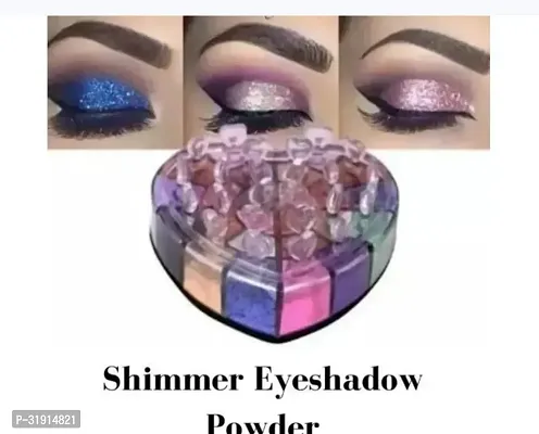 Attractive 12 Color Shimmer Shiner Powder Eyeshadow-thumb0