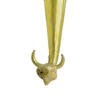 Siyaram Collections Brass Shringi for Puja/Rudrabhishek/Mahadev Puja/Shiv Pujan Size 8 inch (Golden, Brass)-thumb3