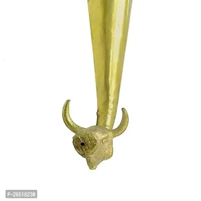 Siyaram Collections Brass Shringi for Puja/Rudrabhishek/Mahadev Puja/Shiv Pujan Size 8 inch (Golden, Brass)-thumb4