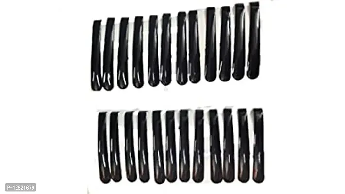 KGR splash Hair clip Back Clips/Back pin for Women  Girls (Hair Accessories) | Pack Of 12 | (Black Color)