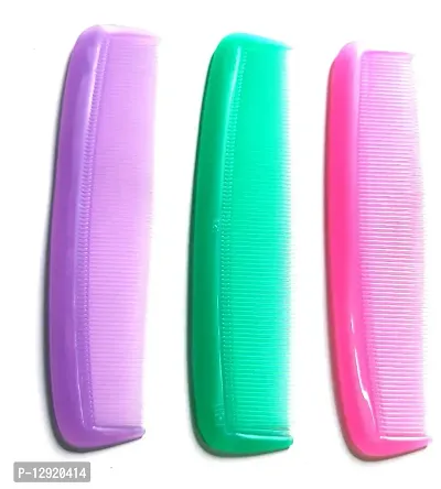 KGR Splash Small Pocket Combs for Men Hair Grooming Set of 3, Multicolors-thumb2