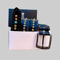 RichWings Casual Studded Genuine Leather Men's Belt-thumb3