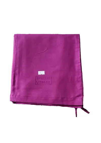 Pure Cotton Petticoat by Anu Garments (Purple, 40)