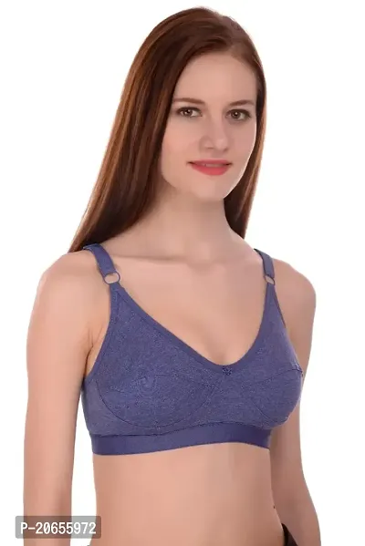 Inner Beauty Non Padded Non Wired Cotton Full Coverage Bra-thumb4