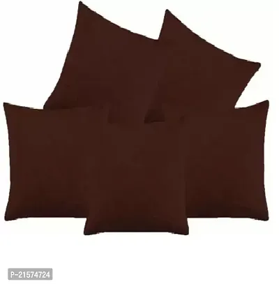 Stylish Brown Velvet Cushion Covers Pack Of 5