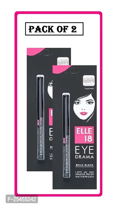 ELLE 18 Eye Drama Kajal Pack Of-2-thumb0