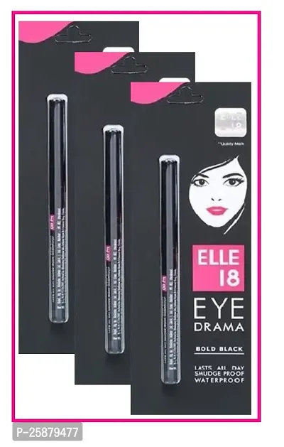 ELLE18 Eye Drama Kajal Pack Of-3-thumb0