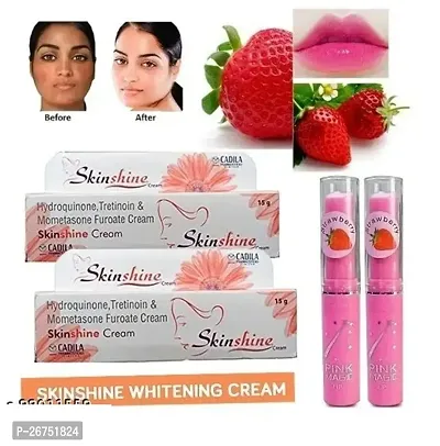 SkinShine Cadila Cream 15 Gm (Pack Of-2) + Baby Lipbam Pack of-2-thumb0