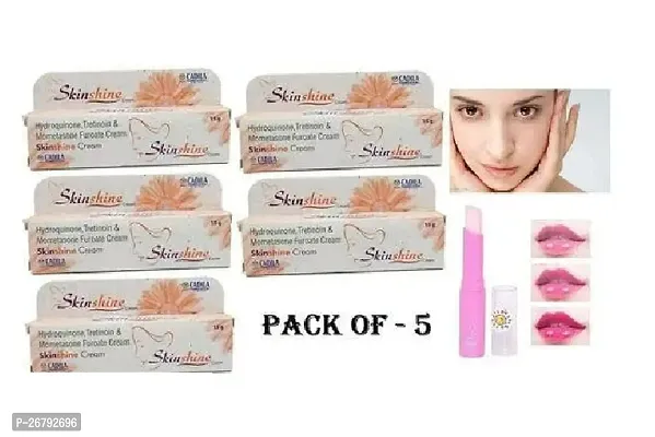 SkinShine Cadila Cream 15 Gm (Pack Of-5) with Baby Lipbam