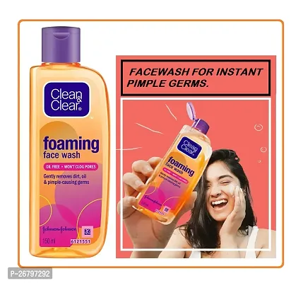 Clean  Clear Foaming Face Wash 150 ml