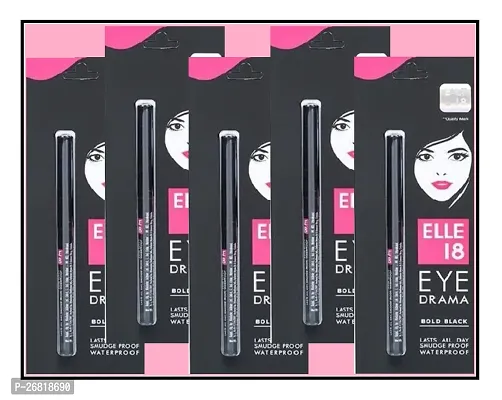 ELLE 18 Eye Drama Kajal Pack Of-5