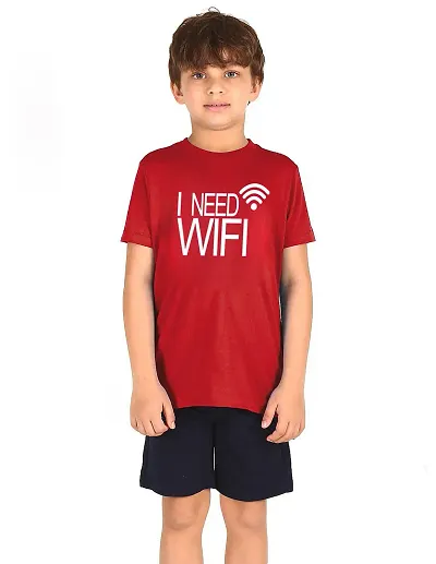 Fabulous Blend T-Shirts with Shorts For Boys