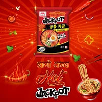 NEPALI JACKPOT 2X Hot  Spicy Cheese Flavour Instant Noodle Hot Chicken-100gmX10(Pack of 10)|Imported-thumb3