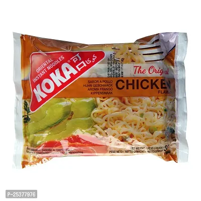 KOKA Original Chicken Flavour Instant Noodles Non-vegetarian (5 x 100 gm)Pack of 5-thumb2