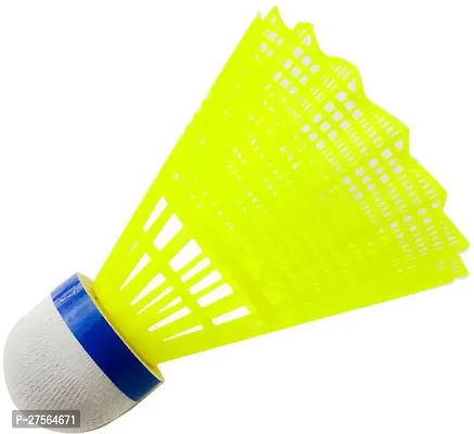 Single Shaft Badminton 2 Piece With 1 Piece Plastic Shuttle-thumb2