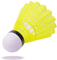 Dual Saft Badminton Racket 2 Piece With 3 Piece Shuttle Cock-thumb1